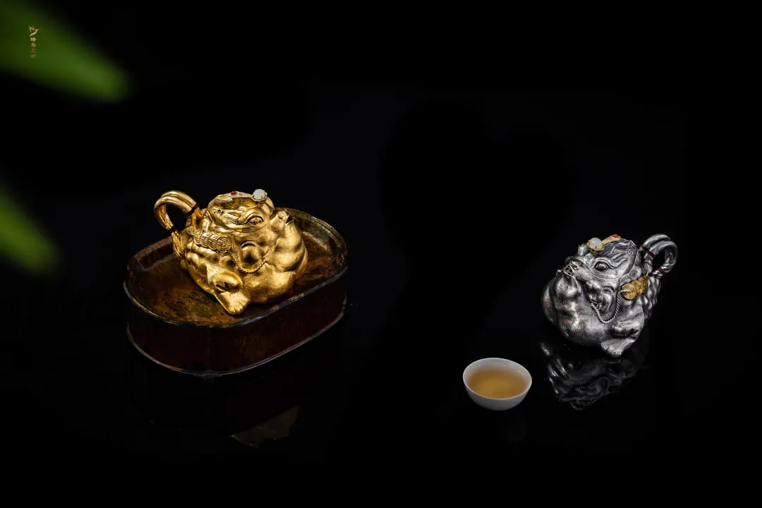 蜂鸟邀您共赏、李树坤制作之金银茶器品！